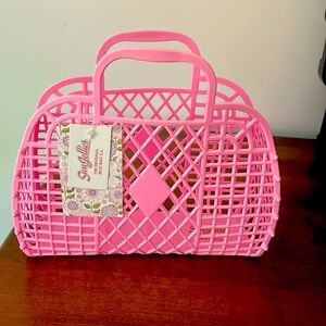 Sunjellies Bag- medium basket made in UK